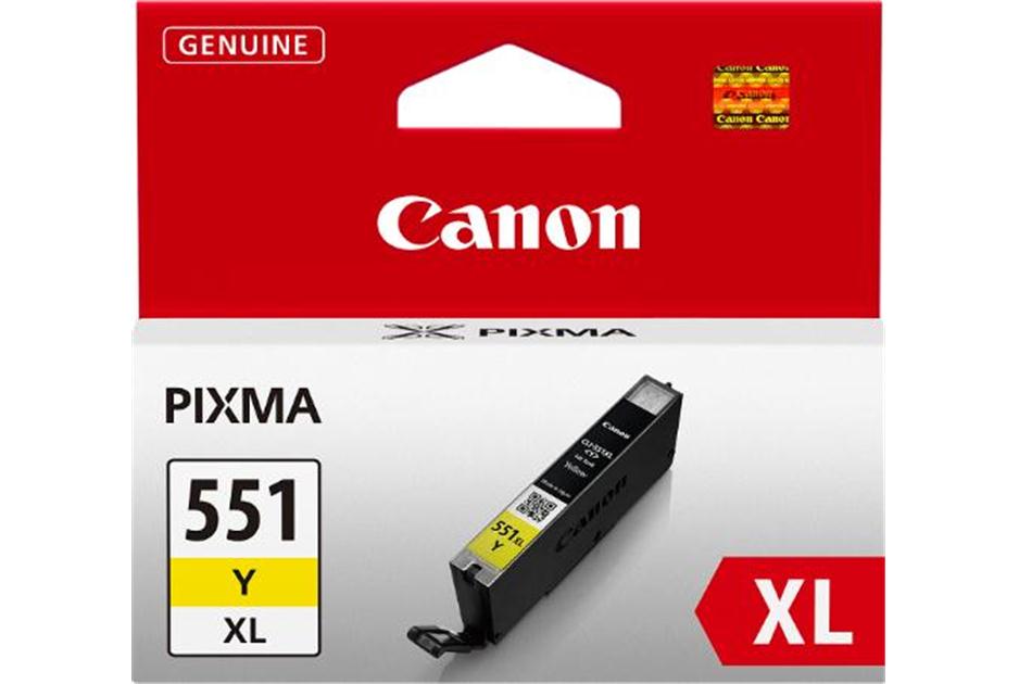 Canon CLI551XLY Yellow High Yield Ink Cartridge 11ml - 6446B001 - ONE CLICK SUPPLIES