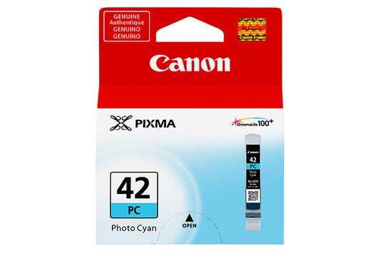 Canon CLI42PC Photo Cyan Standard Capacity Ink Cartridge 13ml - 6388B001 - ONE CLICK SUPPLIES