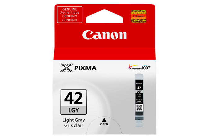 Canon CLI42LGY Light Grey Standard Capacity Ink Cartridge 13ml - 6391B001 - ONE CLICK SUPPLIES