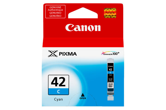 Canon CLI42C Cyan Standard Capacity Ink Cartridge 13ml - 6385B001 - ONE CLICK SUPPLIES