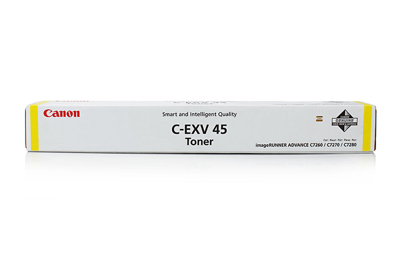 Canon EXV45Y Yellow Standard Capacity Toner Cartridge 52k pages - 6948B002 - ONE CLICK SUPPLIES