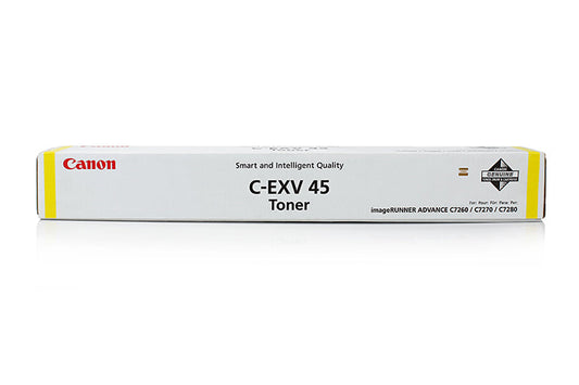 Canon EXV45Y Yellow Standard Capacity Toner Cartridge 52k pages - 6948B002 - ONE CLICK SUPPLIES