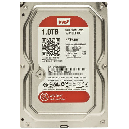 WD 1TB Red 64Mb 3.5 Inch Desktop Sata HDD - ONE CLICK SUPPLIES