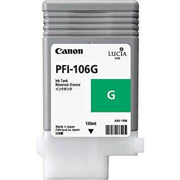 Canon PFI106G Green Standard Capacity Ink Cartridge 130ml - 6628B001 - ONE CLICK SUPPLIES