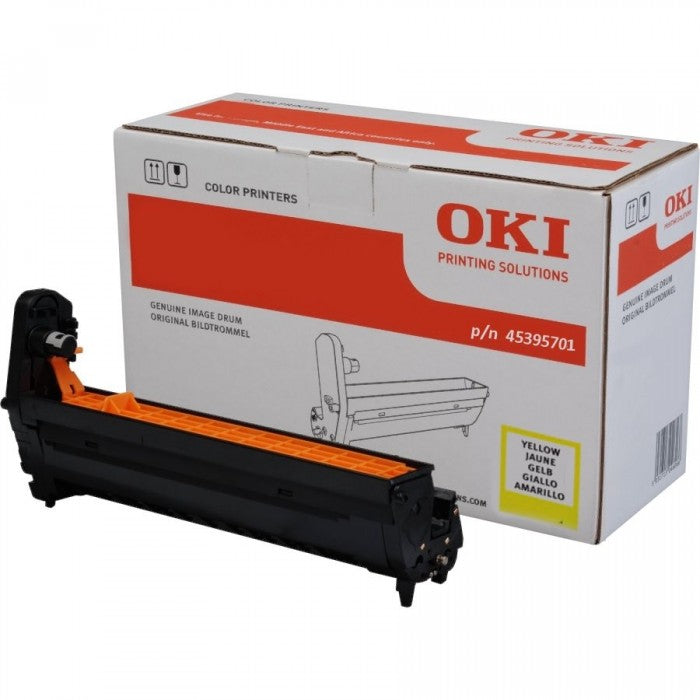 OKI Yellow Drum Unit 30K pages - 45395701 - ONE CLICK SUPPLIES