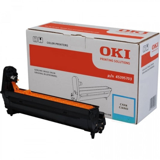 OKI Cyan Drum Unit 30K pages - 45395703 - ONE CLICK SUPPLIES