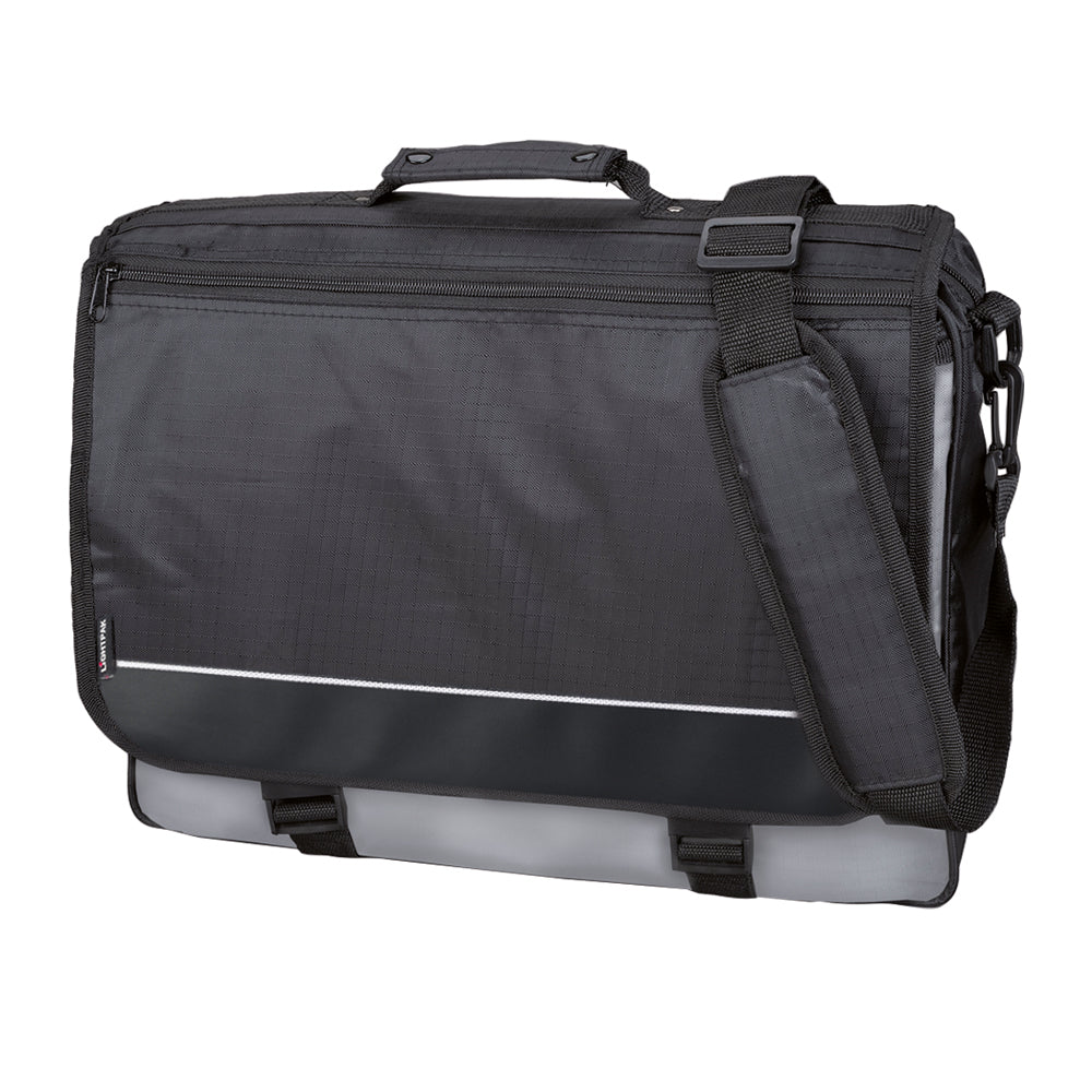 Lightpak Wave Messenger Bag Black/Grey - 46069 - ONE CLICK SUPPLIES