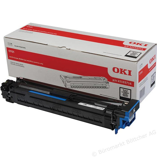 OKI Black Drum Unit 40K pages - 45103716 - ONE CLICK SUPPLIES