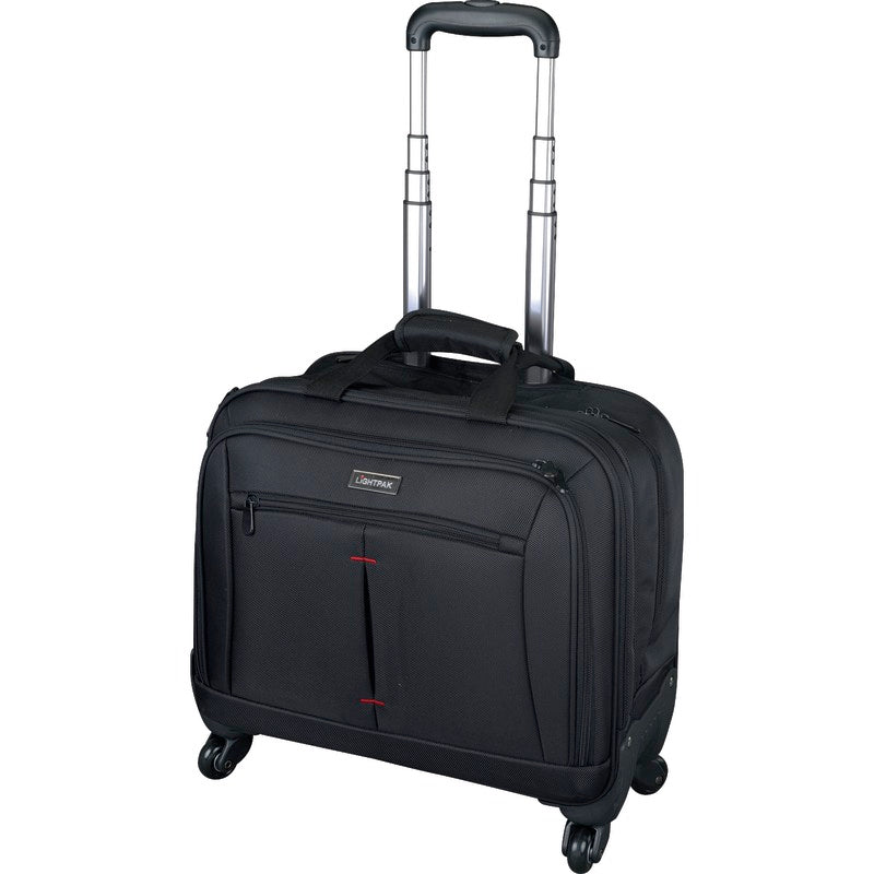 Lightpak Star Business Trolley for Laptops up to 15 inch Black - 46116 - ONE CLICK SUPPLIES