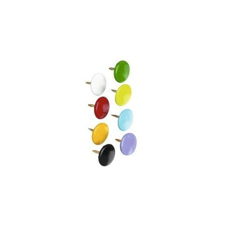 ValueX Drawing Pin 9.5mm Assorted Colours (Pack 100) - 26161 - ONE CLICK SUPPLIES