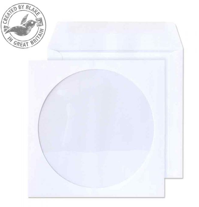 ValueX CD/DVD Envelope 125x125mm Window White (Pack 50) - 4210TUC/50 - ONE CLICK SUPPLIES