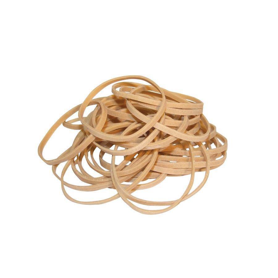 ValueX Rubber Elastic Band No 18 1.5mmx80mm 454g Natural - 25511 - ONE CLICK SUPPLIES