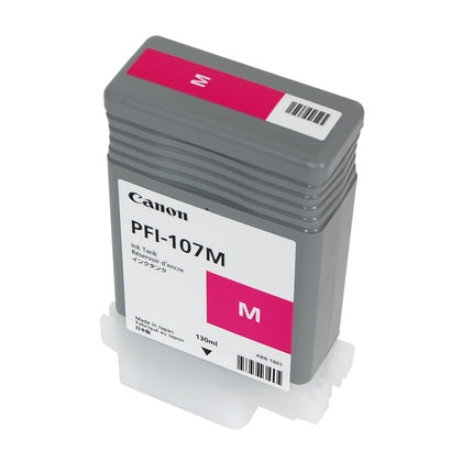 Canon PFI107M Magenta Standard Capacity Ink Cartridge 130ml - 6707B001 - ONE CLICK SUPPLIES