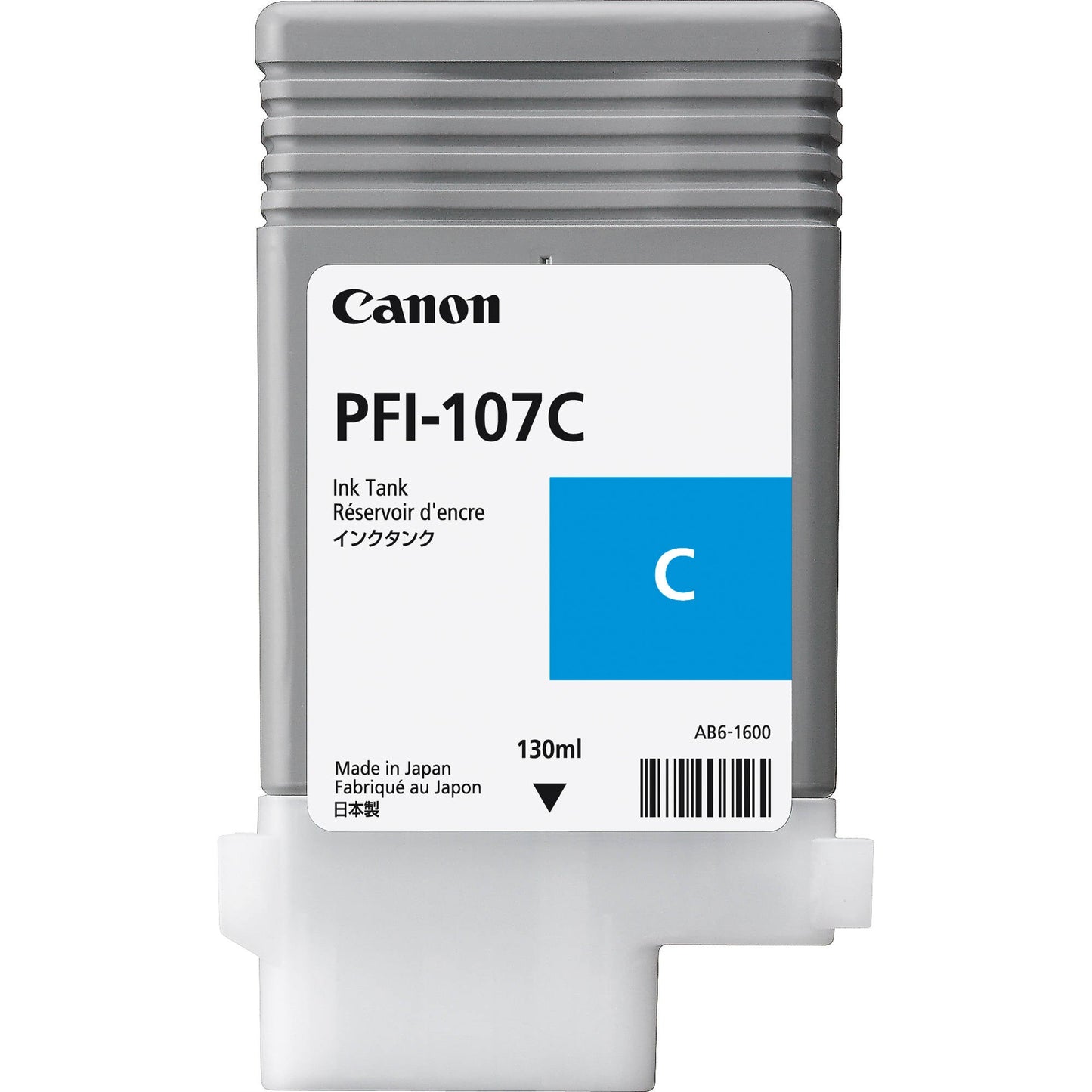 Canon PFI107C Cyan Standard Capacity Ink Cartridge 130ml - 6706B001 - ONE CLICK SUPPLIES