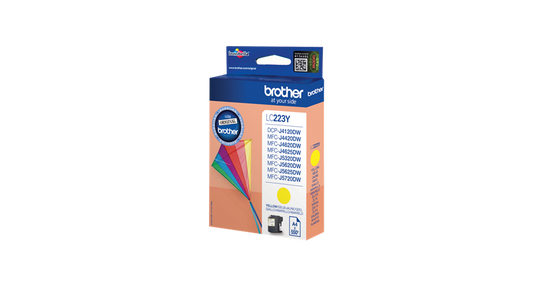 Brother Yellow Ink Cartridge 6ml - LC223Y - ONE CLICK SUPPLIES