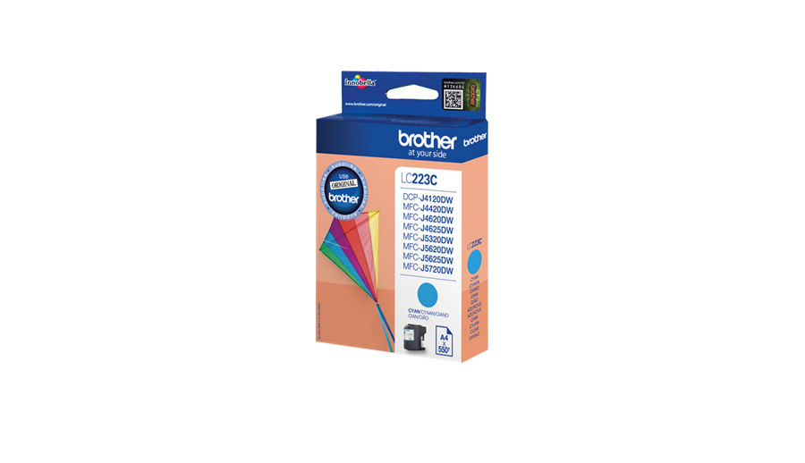 Brother Cyan Ink Cartridge 6ml - LC223C - ONE CLICK SUPPLIES