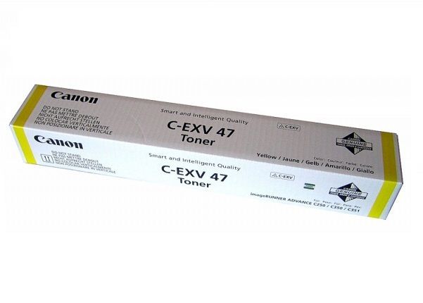 Canon EXV47Y Yellow Standard Capacity Toner Cartridge 21.k pages - 8519B002 - ONE CLICK SUPPLIES