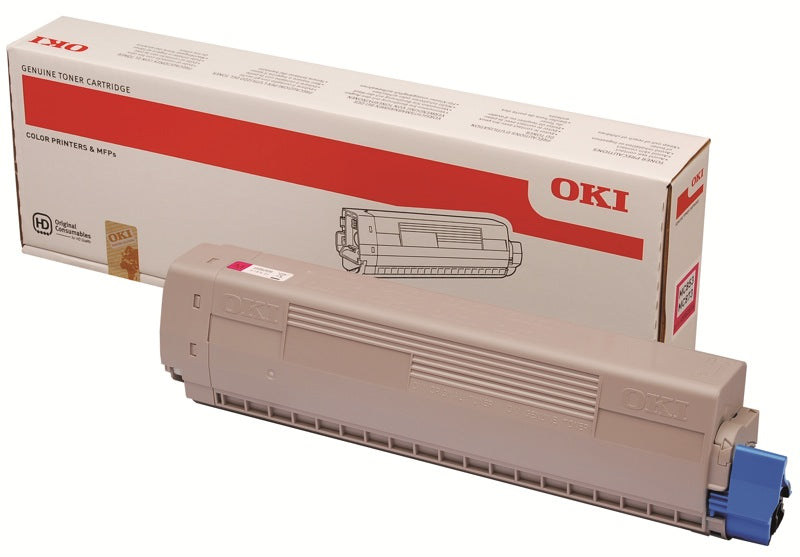 OKI Magenta Toner Cartridge 7.3K pages - 45862838 - ONE CLICK SUPPLIES