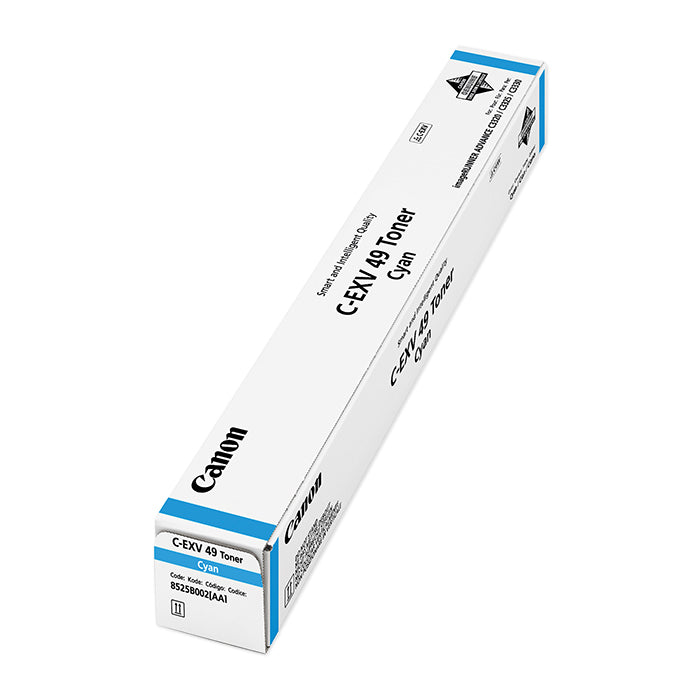 Canon EXV49C Cyan Standard Capacity Toner Cartridge 19k pages - 8525B002 - ONE CLICK SUPPLIES