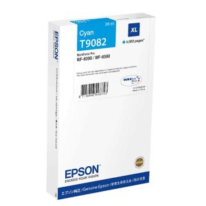 Epson T9082 Cyan Ink Cartridge 39ml - C13T908240 - ONE CLICK SUPPLIES