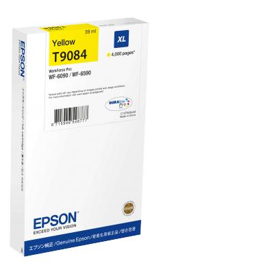 Epson T9084 Yellow Ink Cartridge 39ml - C13T908440 - ONE CLICK SUPPLIES