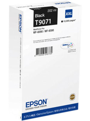 Epson T9071 Black Ink Cartridge 202ml - C13T907140 - ONE CLICK SUPPLIES