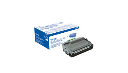 Brother Black Toner Cartridge 8k pages - TN3480 - ONE CLICK SUPPLIES