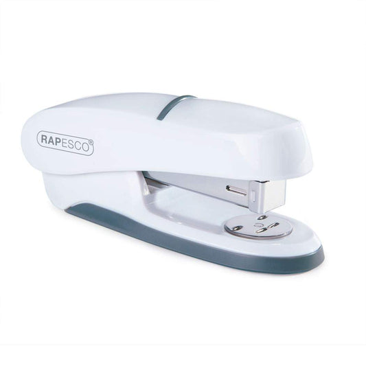 Rapesco P20 Shimma Half Strip Stapler Plastic 20 Sheet White - 1273 - ONE CLICK SUPPLIES