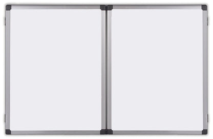 Bi-Office Maya Trio Magnetic Lacquered Steel Whiteboard Aluminium Frame 1200x900mm - TR02020108170 - ONE CLICK SUPPLIES