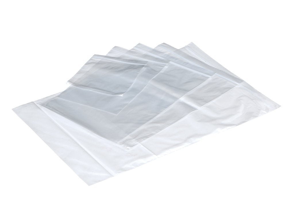 ValueX Grip Bags Plain 40mu 102x140mm Clear (Pack 1000) - 590006 - ONE CLICK SUPPLIES