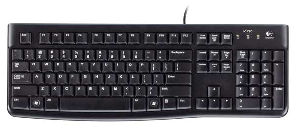 Logitech K120 USB Keyboard - ONE CLICK SUPPLIES