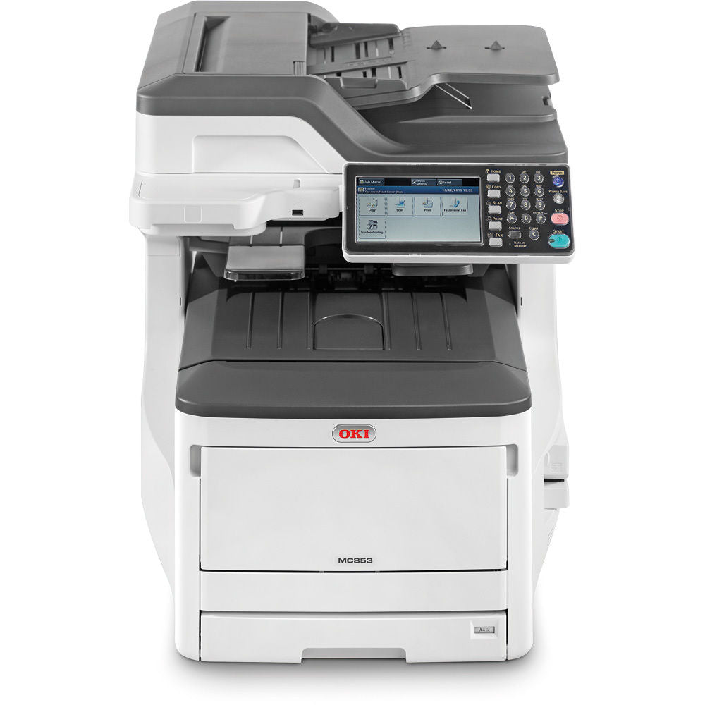 OKI Mc853DN MFP 4 In 1 A3 Colour Network Printer - ONE CLICK SUPPLIES