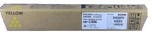 Ricoh 1230D Yellow Standard Capacity Toner Cartridge 6k pages for MP C406 - 842098 - ONE CLICK SUPPLIES