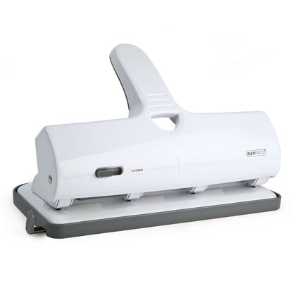 Rapesco ALU 40 4 Hole Punch Heavy Duty Metal 40 Sheet White - 1324 - ONE CLICK SUPPLIES