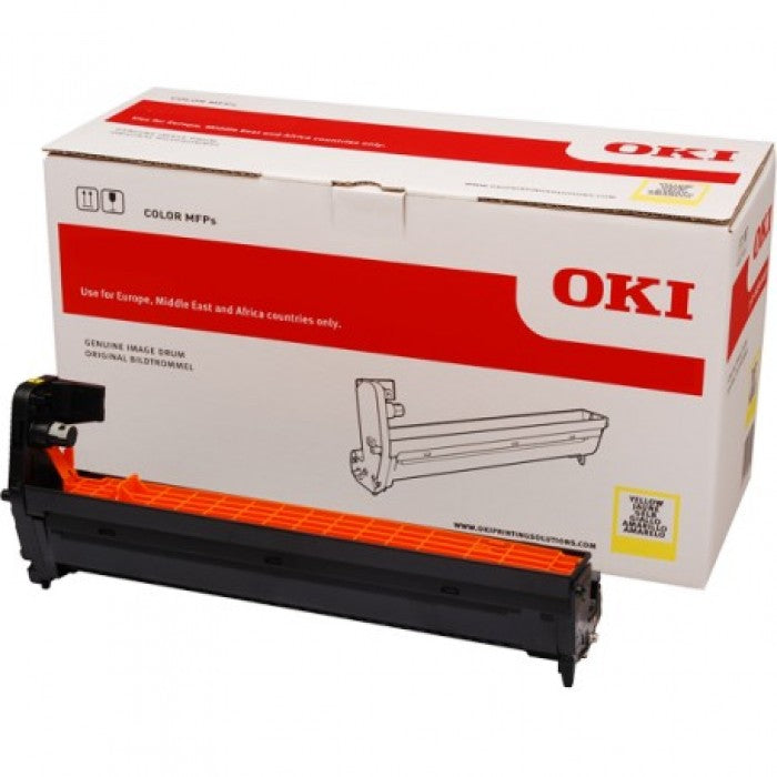 OKI Yellow Drum Unit 30K pages - 46438001 - ONE CLICK SUPPLIES