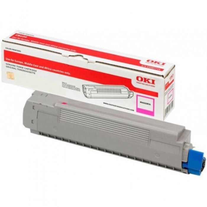 OKI Magenta Toner Cartridge 10K pages - 46443102 - ONE CLICK SUPPLIES