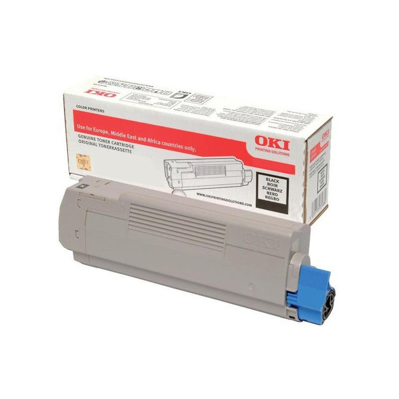 OKI Black Toner Cartridge 10K pages - 46443104 - ONE CLICK SUPPLIES