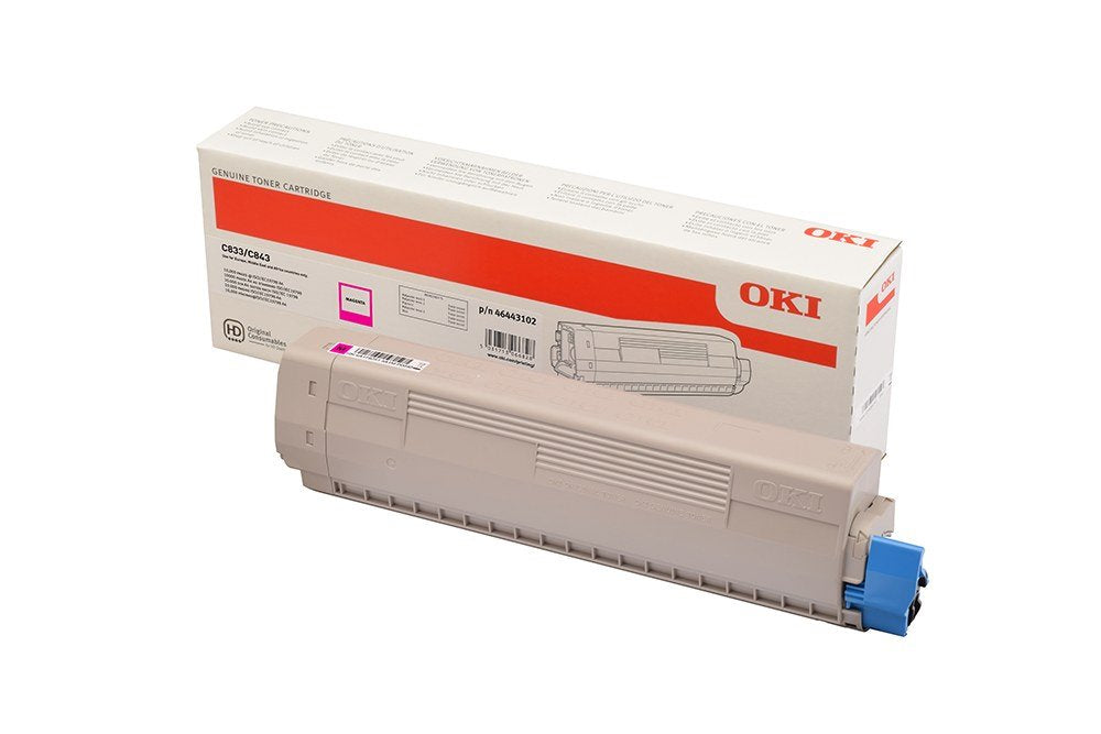 OKI Magenta Toner Cartridge 7K pages - 46471102 - ONE CLICK SUPPLIES