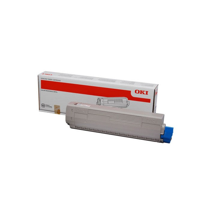 OKI Yellow Toner Cartridge 3K pages - 46508709 - ONE CLICK SUPPLIES