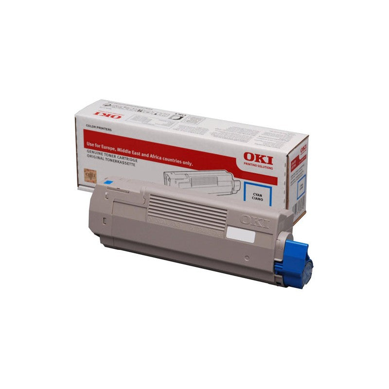 OKI Cyan Toner Cartridge 3K pages - 46508711 - ONE CLICK SUPPLIES