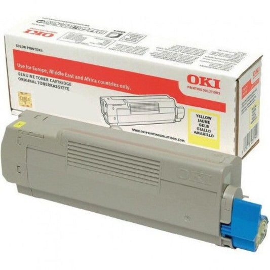 OKI Yellow Toner Cartridge 1.5K pages - 46508713 - ONE CLICK SUPPLIES