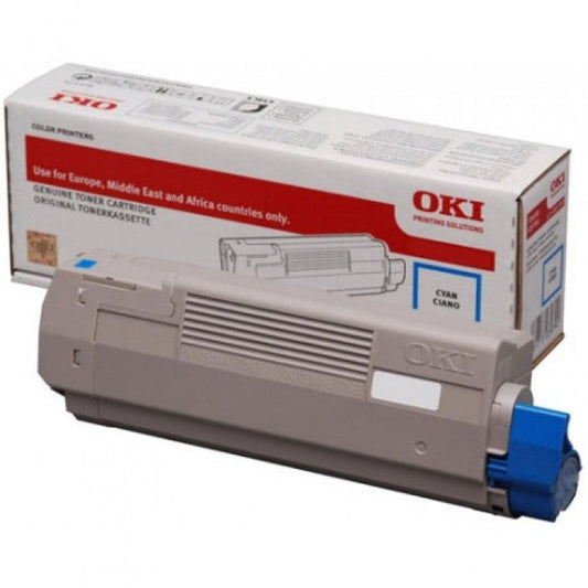 OKI Cyan Toner Cartridge 1.5K pages - 46490403 - ONE CLICK SUPPLIES