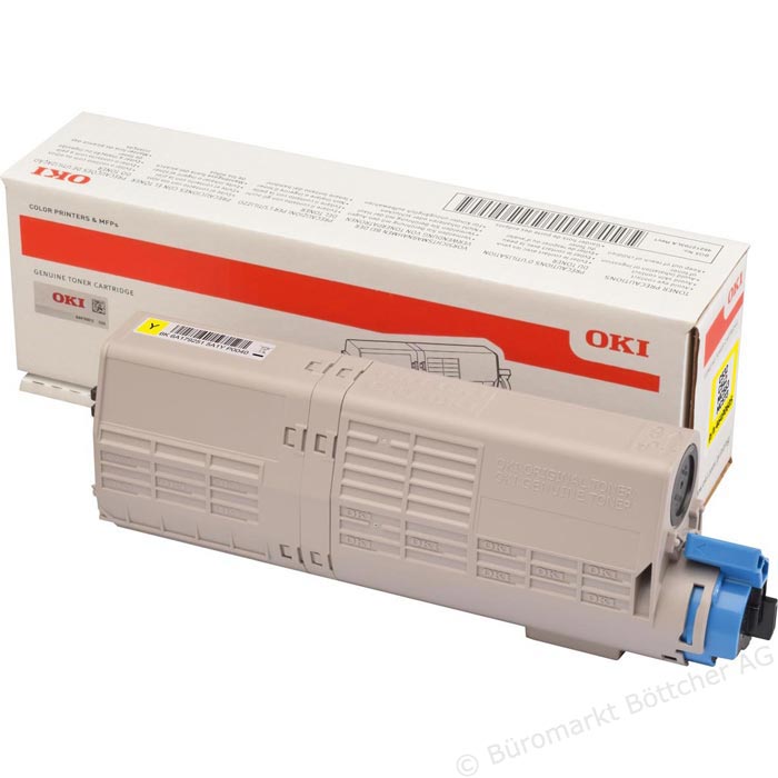 OKI Yellow Toner Cartridge 6K pages - 46490605 - ONE CLICK SUPPLIES