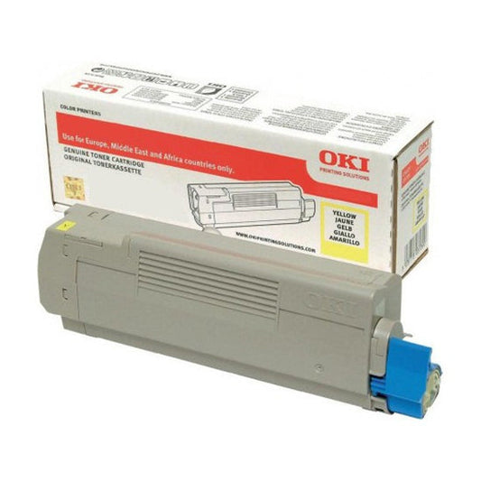 OKI Yellow Toner Cartridge 6K pages - 46507505 - ONE CLICK SUPPLIES