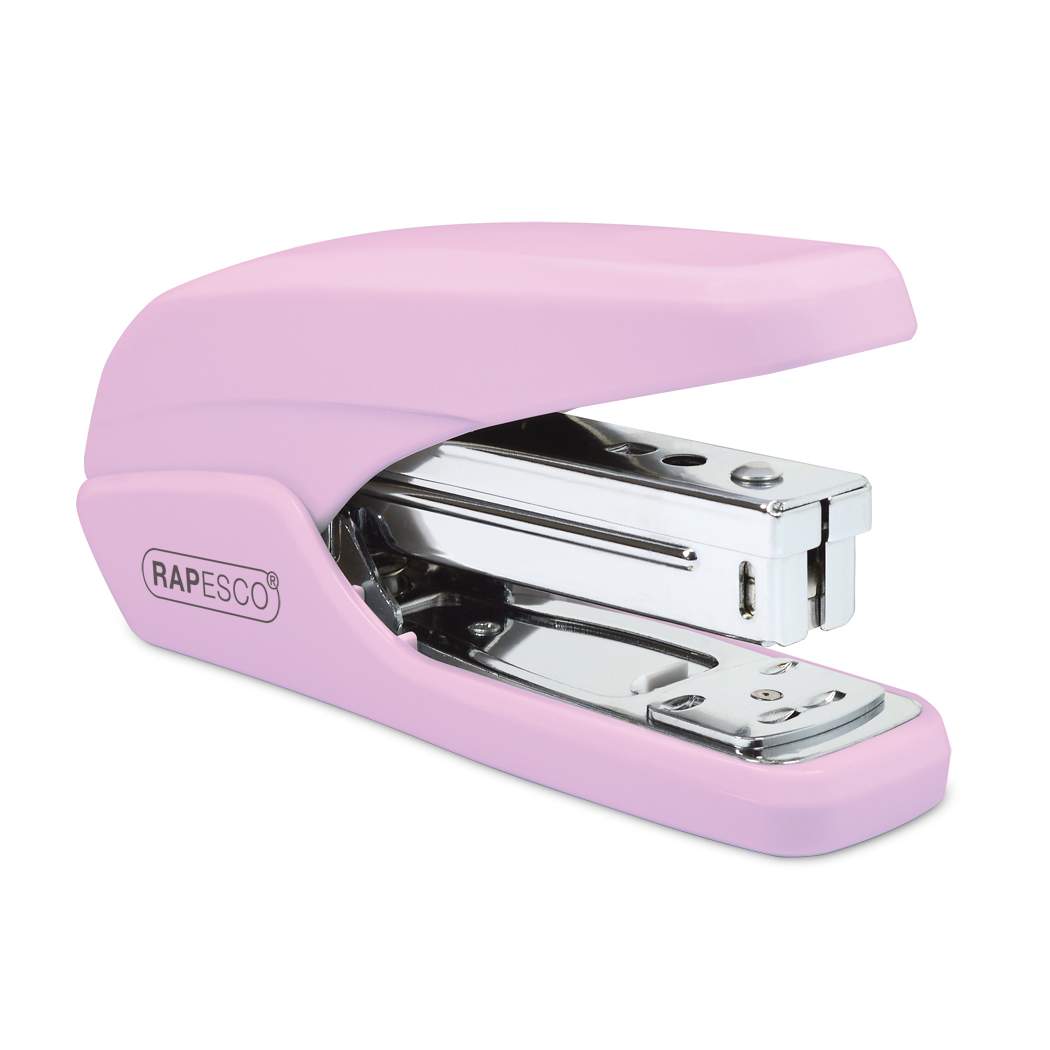 Rapesco X5-25ps Less Effort Stapler Plastic 25 Sheet Candy Pink - 1339 - ONE CLICK SUPPLIES