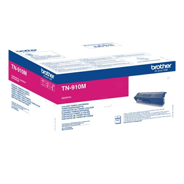 Brother Magenta Toner Cartridge 9k pages - TN910M - ONE CLICK SUPPLIES