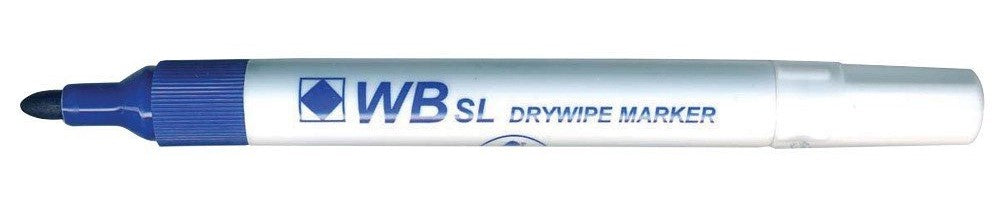 ValueX Whiteboard Marker Bullet Tip 2mm Line Blue (Pack 10) - 874003 - ONE CLICK SUPPLIES