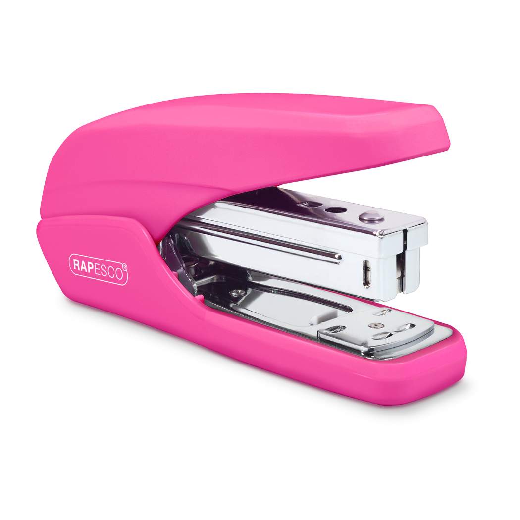 Rapesco X5-25ps Less Effort Stapler Plastic 25 Sheet Hot Pink - 1384 - ONE CLICK SUPPLIES