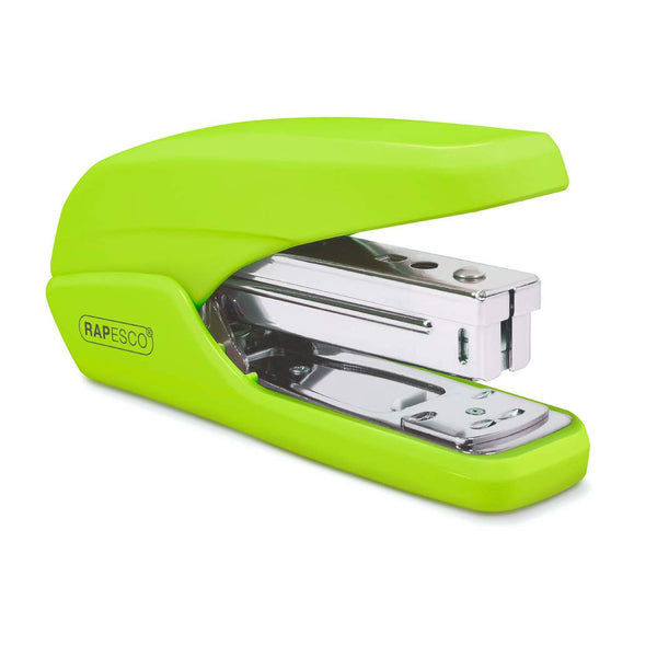 Rapesco X5-25ps Less Effort Stapler Plastic 25 Sheet Green - 1395 - ONE CLICK SUPPLIES