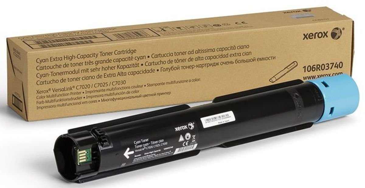 Xerox Cyan High Capacity Toner Cartridge 16.5k pages for VLC70XX - 106R03740 - ONE CLICK SUPPLIES